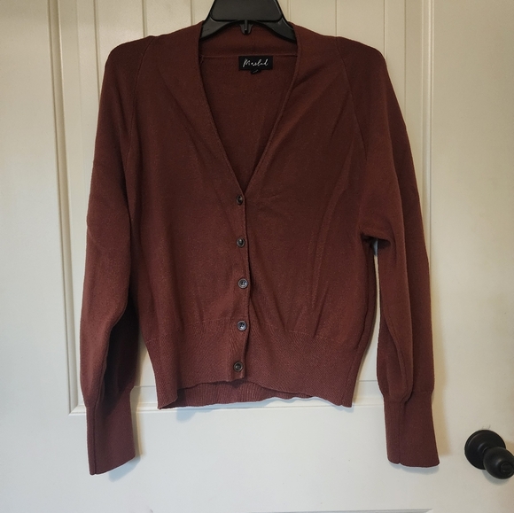 Men's Rust Cardigan by Topman - Picture 1 of 6
